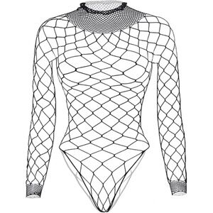 Black Leg Avenue Fence Fishnet Bodysuit